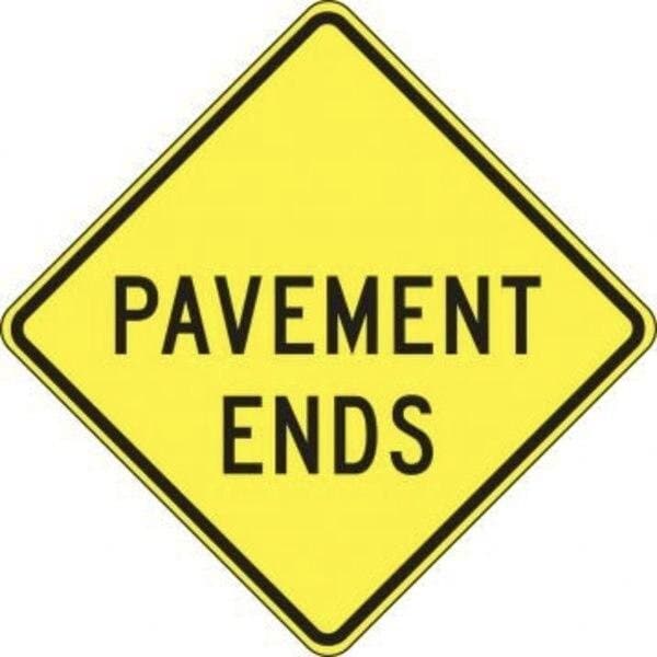 Accuform SURFACE DRIVING CONDITIONS SIGN FRW431DP FRW431DP - main